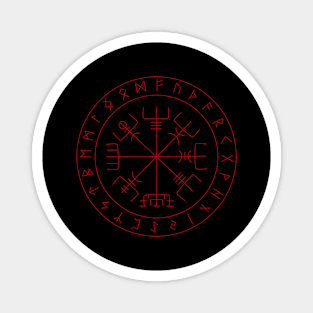 Nordic Mythology Compass Rune Wikinger Magnet